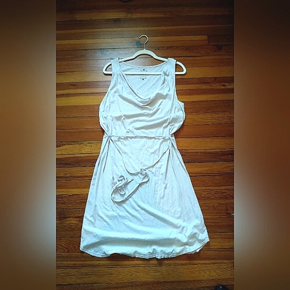 Velvet by Graham and Spencer Vtg Slub Dress - large